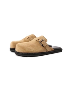 Замшевые сабо Moschino