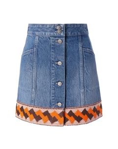 Джинсовая юбка Valentino