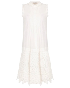 Платье хлопковое с шитьем High