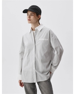 Рубашка оверсайз в полоску Sela