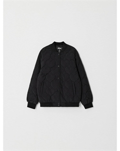 Стеганый бомбер оверсайз для девочек Sela