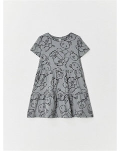 Трикотажное платье с принтом для девочек Sela