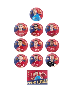 Набор магнитов команда 24/25 Пфк цска