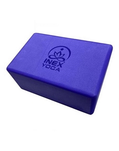 Блок для йоги EVA Yoga Block YGBK-BL 10х15х23 см, голубой Inex