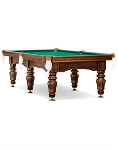 Бильярдный стол пирамида Ильмень (8 футов, 6 ног, под шар 60мм, 25мм камень) борта ясень 57.401.08.5 Weekend