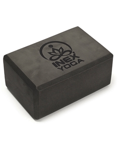 Блок для йоги 23x15x10см Yoga Block EVA 4 quot; YGBK-CG темно-серый Inex