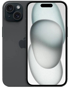 Смартфон Apple iPhone 15 512GB MV9V3 Black (A3092), with 2 Sim trays no eSim