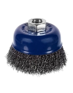 Щетка для УШМ чашечная 75 мм металлическая Dexter