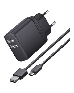 Сетевое зарядное устройство BORASCO 2xUSB-A, USB-C, 15Вт, 3A, черный Borasco
