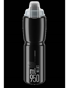 Фляга велосипедная JET MTB, 950 мл, с колпачком, черный, EL0190904 Elite