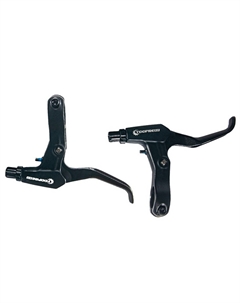 Ручки тормоза правая + левая, алюминий, чёрные, ARV000501 Enlee