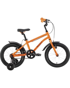 Детский велосипед Foxy Boy 16, 2024, HQ-0014334, HQ-0017028 (красный матовый/желтый) Stark