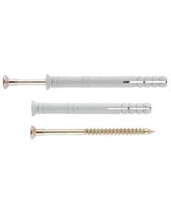 Дюбель-гвоздь SMP4-44994-15, 10х140 мм, полипропилен, потай, 15 штук в пластиковом контейнере Starfix