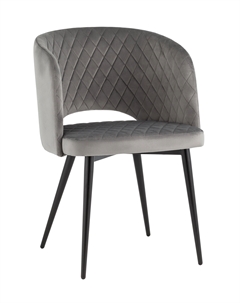 Стул-кресло Дарелл велюр серый Stool group