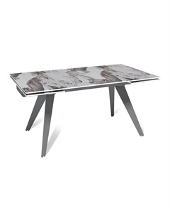 Стол раскладной Rhein (160+40+40), керамика глянцевая Pandora Top concept