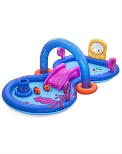 Бассейн с горкой 330х188х117см 276л Bestway