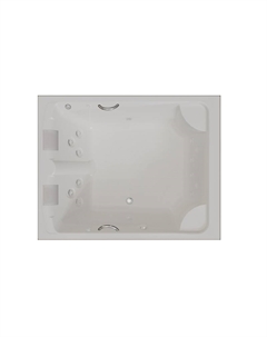 Мини-бассейн Римини Gold 150х190 1-30-0-0-4-047Б с гидромассажем, белый Radomir