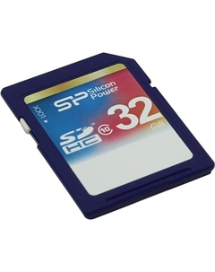 Карта памяти 32Gb SDHC Class 10 UHS-I U1 Silicon power
