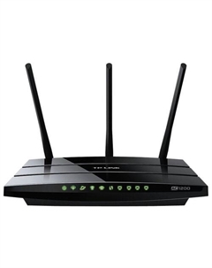 Маршрутизатор ADSL Archer VR400, 802.11a/b/g/n/ac, 2.4 / 5 ГГц, до 1.17 Гбит/с, LAN 4x100 Мбит/с, внешних антенн: 3 шт Tp-link