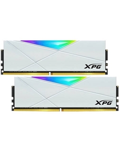 Комплект памяти DDR4 DIMM 16Gb (2x8Gb), 3600MHz, CL18, 1.35 В,, XPG Spectrix D50 RGB White (AX4U36008G18I-DW50) Adata