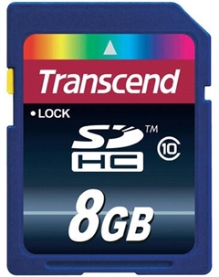 Карта памяти промышленная 8Gb SDHC Class 10 (TS8GSDHC10I) Transcend