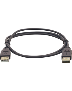 Кабель USB(Am)-USB(Am), экранированный, 1.8 м, черный, (C-USB/AA-6) Kramer