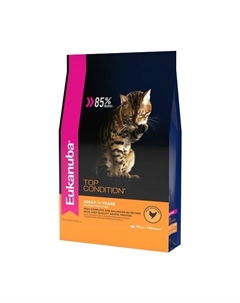 Сухой корм для взрослых кошек всех пород, домашняя птица (10 кг) Eukanuba