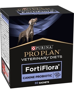 Пищевая добавка для взрослых собак и щенков ® Veterinary Diets FortiFlora для поддержания баланса микрофлоры (30*1 г) Purina pro plan