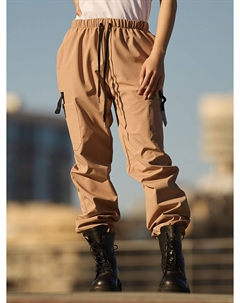 Джоггеры для девочки Тони молочный шоколад, Бежевый Batik