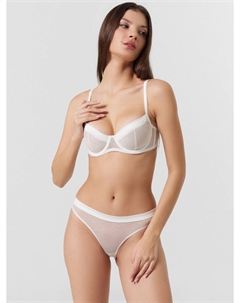 Трусы слипы женские белые кружевные Mark formelle