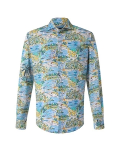 Хлопковая рубашка Paul & shark