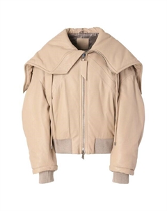 Кожаный бомбер The attico