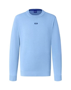 Хлопковый джемпер Hugo blue