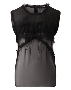 Шелковый топ Dsquared2