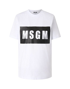 Хлопковая футболка Msgm