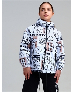 Куртка текстильная с полиуретановым покрытием для девочек (ветровка) Playtoday tween