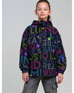 Куртка текстильная с полиуретановым покрытием для девочек (ветровка) Playtoday tween