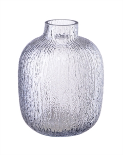 Ваза декоративная из цветного стекла 23см Вещицы