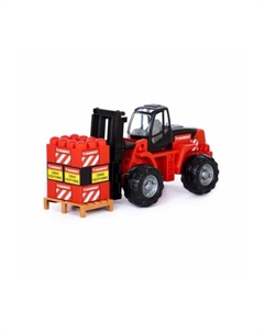 Автокар "МАММОЕТ" + конструктор (15 элементов )в коробке 56856 Полесье