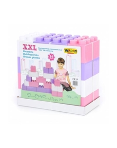 Конструктор строительный XXL 24 детали (v2) 40107 Полесье