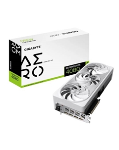 Видеокарта PCI-E GeForce RTX 4080 AERO (GV-N4080AERO-16GD) 16GB GDDR6X 256bit 4nm 2205/22400MHz HDMI/3*DP Gigabyte