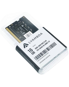 Модуль памяти SODIMM DDR5 16GB LRS5M48C40N1/16 PC5-38400 4800MHz CL40 1.1V Lyambda