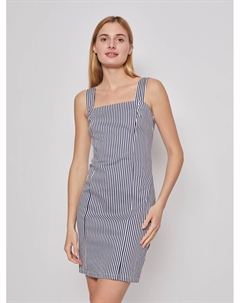 Сарафан-футляр с принтом в полоску Zolla