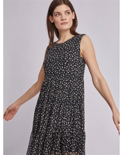 Ярусное платье из сетки без рукавов Zolla