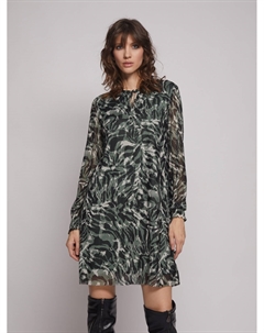 Платье мини с длинным рукавом Zolla