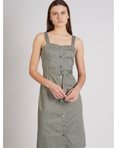 Сарафан в полоску с поясом Zolla