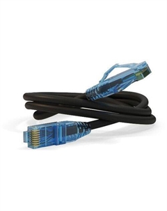 Патч-корд Hyperline PC-LPM-UTP-RJ45-RJ45-C6-3M-LSZH-BK, вилка RJ-45, вилка RJ-45, кат.6, LSZH, 3м, черный