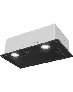 Встраиваемая вытяжка Light INBOX52BK, управление кнопочное, черный Meferi