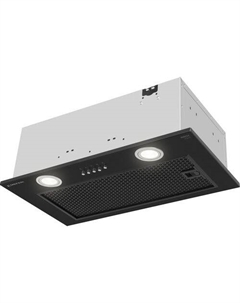 Встраиваемая вытяжка Power INBOX52BK, управление кнопочное, черный Meferi