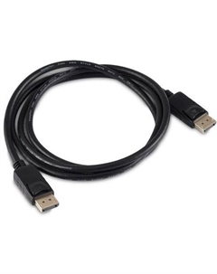 Кабель аудио-видео Buro V2.0, DisplayPort (m) - DisplayPort (m), ver 2.0, медный, 2м, черный